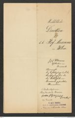 k.k. naturhistorisches Hofmuseum, Intendanzakten 1885-1896 (Hauer), Aktenzahl Z.553/1893, Seite 4